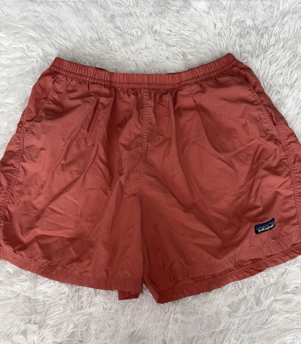 Vintage Patagonia Women’s L Coral Orange Baggy Shorts. Unlined. Grt. Pair